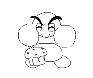 artist:unknown chuboomba cupcake eating mario_&_luigi mario_&_luigi_bowser's_inside_story super_mario // 227x190 // 1.2KB