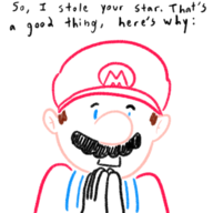 1boy artist:halfdime mario mario_party super_mario text // 1500x1500 // 833KB