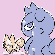 artist:unknown covered_in_cum cum depresso figure hot_glue looking_at_viewer palworld vixy // 640x640 // 137KB