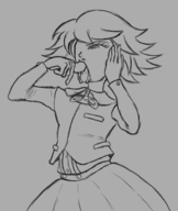 1boy artist:unknown chihiro_fujisaki danganronpa popsicle // 1245x1480 // 454KB