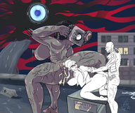 1boy 2girls artist:scorndude ass camera monster Obscura pussy scorn scorn_guy tatiana_gutierrez the_evil_within wip // 2169x1834 // 2.0MB
