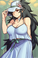 artist:standby cleavage colored daidouji dress senran_kagura // 800x1200 // 771KB