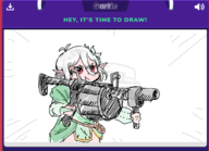 1girl artist:unknown elf grenade_launcher gun kokkoro princess_connect!_re_dive red_eyes solo weapon white_hair // 938x680 // 222KB