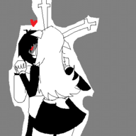 1boy 1girl artist:2hufag deltarune handholding heart kissing kris monochrome noelle_holiday sketch soul_(deltarune) // 400x400 // 3.4KB