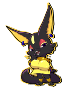 1girl artist:unknown furry huge_breasts pac-man_(series) patra // 2000x3000 // 1.1MB