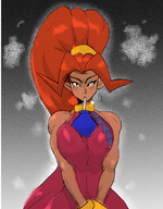 1girl artist:rider din drinking huge_breasts oracle_of_seasons the_legend_of_zelda // 832x1068 // 825KB