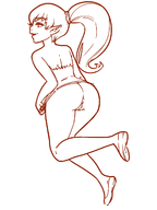 1girl anus ass bottomless colored flashing pussy save_fairy spyro_(series) // 1000x1331 // 153KB