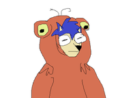 1boy artist:laweaacosadora black_eyes colored costume mspaint sonic_(series) sonic_the_hedgehog spongebob_squarepants // 535x399 // 9.8KB