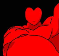 artist:unknown choking colored dragon_ball grabbing heart jiren looking_at_viewer personification pov soul_(deltarune) // 1080x1018 // 72KB