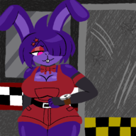 1girl artist:bonitanon bonnie five_nights_at_freddy's furry genderbend huge_breasts rule_63 // 730x730 // 92KB