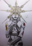 artist:lolnsfw dark_souls dark_sun_gwyndolin gwyndolin swimsuit // 1638x2377 // 694KB