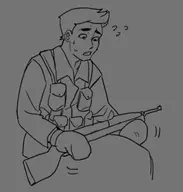 1boy artist:unknown gun little_mac punch-out!! // 615x645 // 28KB