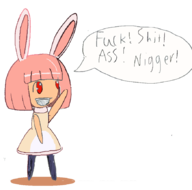 animal_ears colored dialogue kumatanchi rabi-tan text // 871x861 // 44KB