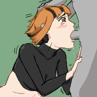 artist:scribblemang colored facefuck fellatio gardenia pokemon pokemon_dppt throat_fuck // 500x500 // 122KB