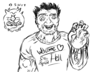 1boy artist:unknown cacodemon doom doom_guy heart // 640x480 // 143KB