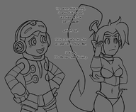 beck crossover mighty_no._9 shantae shantae_(series) wayforward // 1110x914 // 264KB