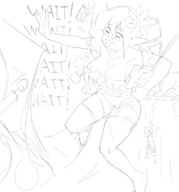 1girl artist:speakyfag chain dryad terraria text // 745x801 // 127KB