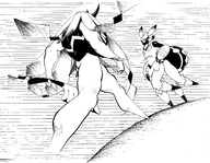 artist:unknown jojo's_bizarre_adventure meme monochrome nyafia palworld parody tarantriss // 3285x2544 // 2.2MB