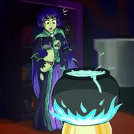 1girl artist:unknown mona shovel_knight_(series) wardrobe_malfunction // 1236x1239 // 203KB