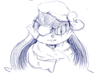 klonoa klonoa_(series) metal_gear_solid metal_gear_solid_5 metal_gear_solid_v mgsv monochrome parody phantom_pain venom_snake // 669x508 // 205KB