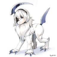 absol artist:biorobo crossover fusion nier nier_automata pokemon yorha_no._2_type_b // 700x700 // 330KB