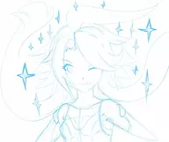 1girl ahoge blanc hyperdimension_neptunia sketch white_heart wink // 900x753 // 68KB