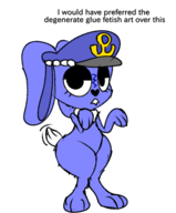 1girl admiral_brickell artist:temmonk bloons bloons_td_6 cocoa colored cosplay dandy's_world hat looking_at_viewer sketch text wide_hips // 391x471 // 64KB