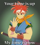 artist:kittenboogers chrono_trigger colored crono parody text // 1000x1129 // 814KB