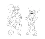 clothes_swap genie shantae shantae_(series) shovel_knight tagme // 1360x1200 // 415KB