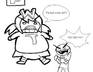 v-tan 4chan angry artist:unknown inflation monochrome smiling snacks-tan super_mario_vorld text // 611x472 // 13KB