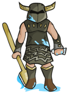 artist:gondile colored guthan_the_infested parody runescape toothbrush // 991x1326 // 220KB