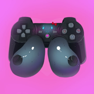 1girl animated artist:unknown blush breast_expansion breasts breathing colored controller dualshock_3 huge_breasts joystick looking_at_viewer nipples playstation video what // 1080x1080, 7.9s // 6.0MB