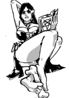 1girl artist:stupidretard feet path_of_exile witch // 413x581 // 86KB