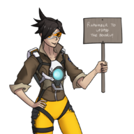 artist:cragscleft booru colored overwatch sign tracer // 1040x1040 // 431KB
