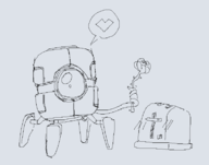 artist:grey blush flower nuclear_throne robot rose toaster // 750x588 // 14KB