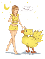chocobo colored ffiii final_fantasy final_fantasy_iii pyjamas refia // 817x1058 // 292KB
