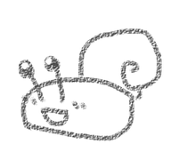 artist:bupiti happy kirby kirby_(series) lineart snail // 289x258 // 32KB