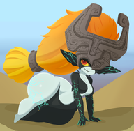 1girl artist:fromariels breasts helmet huge_ass looking_at_viewer midna shortstack small_breasts the_legend_of_zelda thick_thighs twilight_princess wide_hips // 2000x1960 // 1.5MB