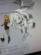 1girl 4chan cutout dark_skin floating gravity_rush kat traditional_medium // 2304x3057 // 1.2MB