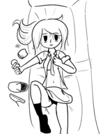 1girl artist:unknown reporter rhythm_heaven // 758x965 // 26KB