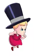 ana chibi colored mother_(series) top_hat // 864x1430 // 234KB