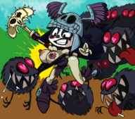 barbara breasts colored monster partial_nudity rayman_(series) rayman_legends selena // 640x563 // 458KB