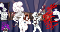 afro artist:scorndude boob_hat breasts buttjob camera dj_phantasmagloria ghost hallen_gravely hat king_boo luibi luigi's_mansion morty mustache nipples painting parasite poulterkitty scorn scorn_guy Serpci text tongue tongue_out vacuum yelling // 3592x1931 // 3.4MB