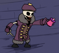 animated artist:neopolis bone_courtier colored darkest_dungeon skeleton // 900x800 // 1.8MB