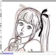 1girl artist:sufan bubble_tea_challenge dead_or_alive drink marie_rose twintails wip // 779x762 // 142KB