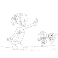 beach bikini disgaea disgaea_d2 kit-cat male_healer nekomata priest succubus // 600x600 // 73KB