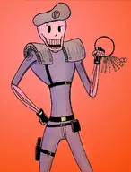 cosplay jill_valentine papyrus skeleton undertale // 1288x1696 // 292KB