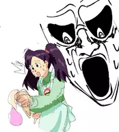 1girl artist:yuuzal ice_cream mega_man_(series) mega_man_battle_network shuko_kido // 1514x1673 // 876KB