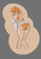 1girl artist:unknown ass hyperdimension_neptunia orange_heart // 768x1100 // 244KB