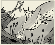 artist:pr_quote eel fins log monochrome monster monster_hunter plesioth reptile smile swamp vines zamite // 1116x932 // 1.3MB